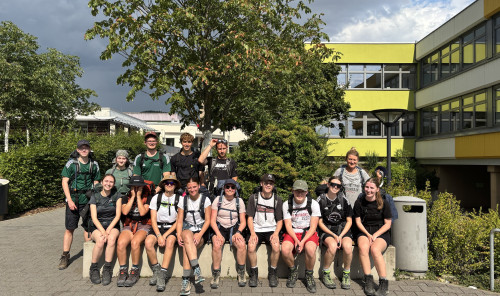 Alpenüberquerung Gruppenfoto JSG