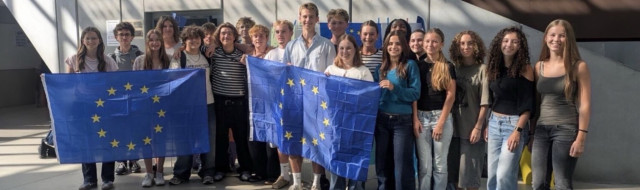 Frankreich Austaush Gruppenfoto