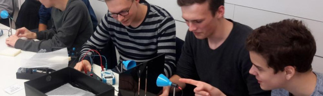 Spaltexperiment mit Ultraschall