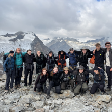 Alpenüberquerung Gruppenfoto